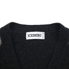 ICEBERG × DC COMICS バットマン 90年代 イタリア製 ニット カーディガン M ウール