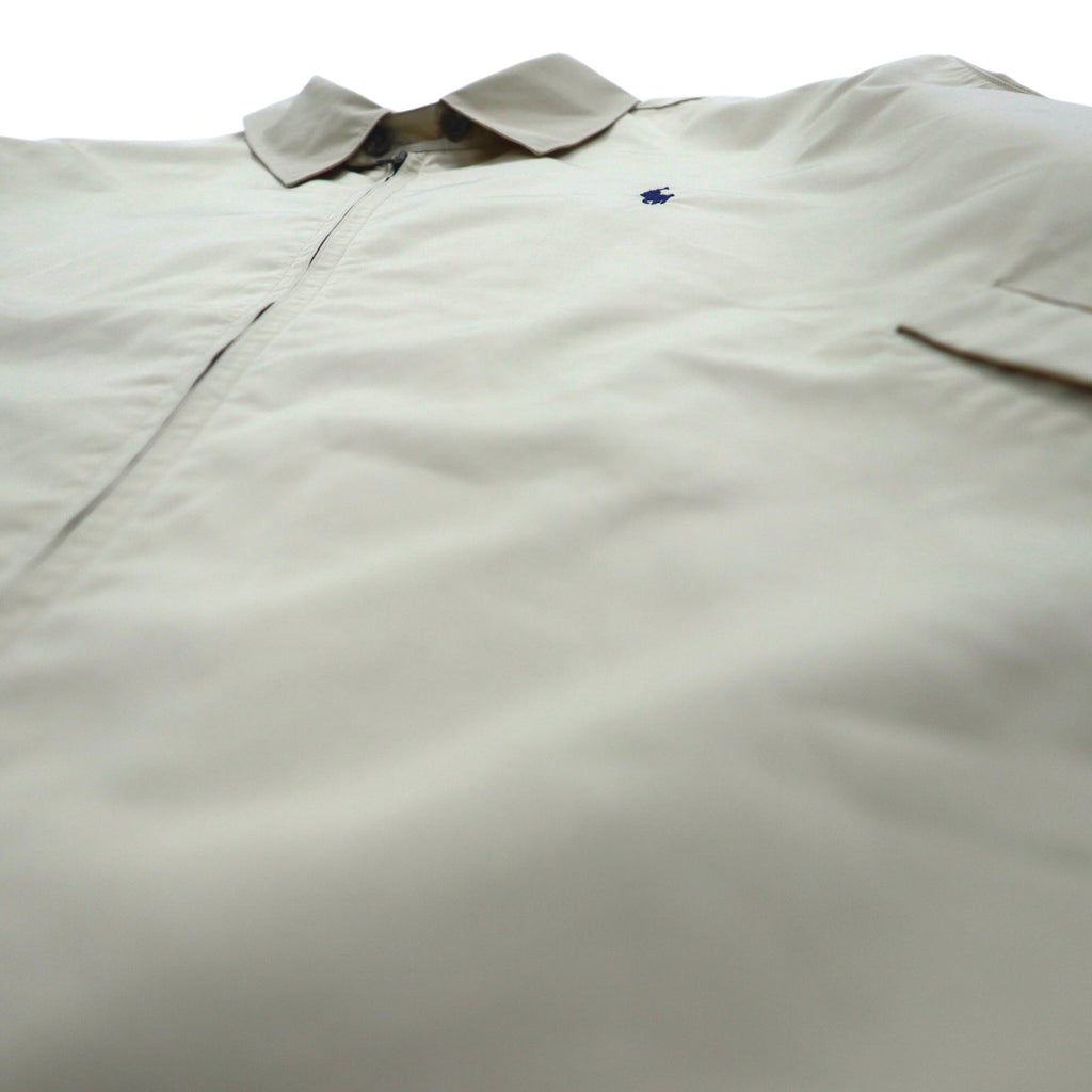 Polo by Ralph Lauren 90s Harrington Swing Jacket, Beige, Large, with Small Pony Embroidery