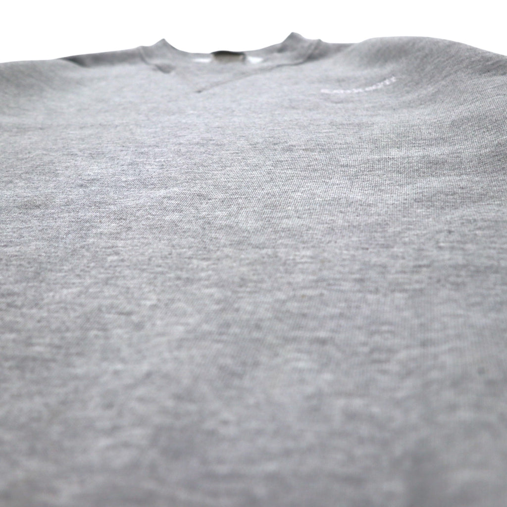 Carhartt 90s Crew Neck Sweatshirt L Grey Cotton One Point Logo Embroidery