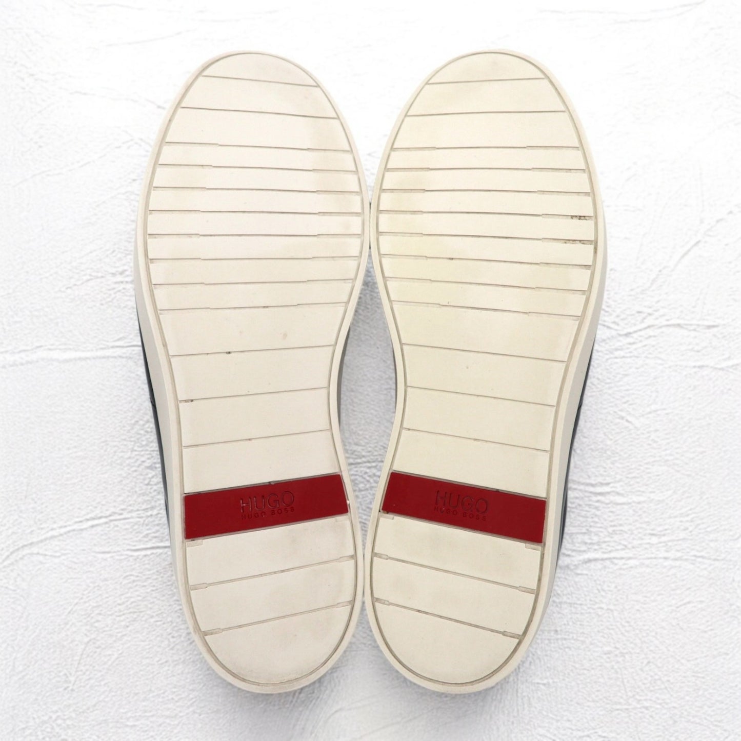 HUGO BOSS レザー ローカット スニーカー 27cm ブラック 50260610