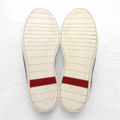 HUGO BOSS レザー ローカット スニーカー 27cm ブラック 50260610