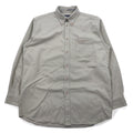 SAINT JAMES Button-down Chino Work Shirt, Medium, Beige, Cotton