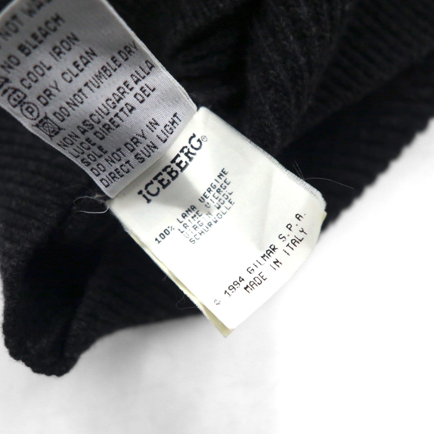 ICEBERG x DC COMICS Batman 90s Made in Italy Knit Cardigan, Size M, Wool