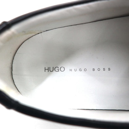 HUGO BOSS レザー ローカット スニーカー 27cm ブラック 50260610