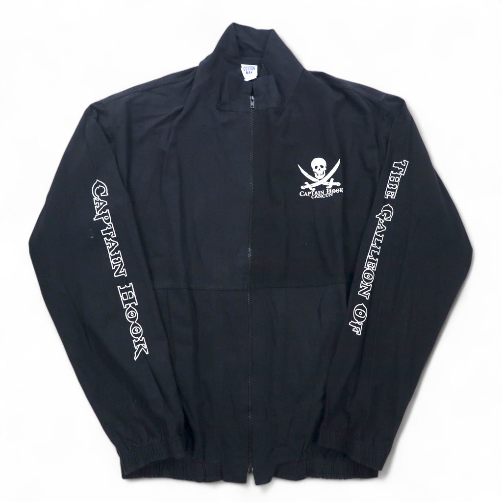 Vintage 90s Mexico Made Skull Zip-Up Jacket Captain Hook CANJUN Zip-up Jacket L Skull COTTON MAX