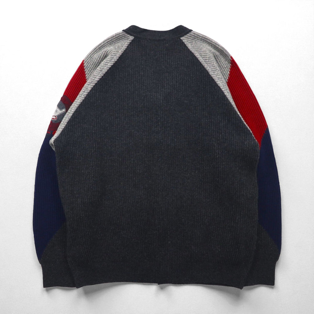 ICEBERG × DC COMICS バットマン 90年代 イタリア製 ニット カーディガン M ウール