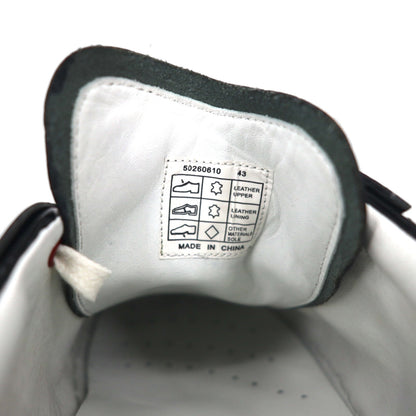 HUGO BOSS レザー ローカット スニーカー 27cm ブラック 50260610