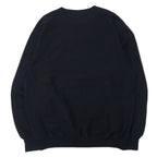 STEVE &amp; BARRY'S Reverse Weave Sweatshirt XL Black Cotton Brushed Back HUMMER Big Size