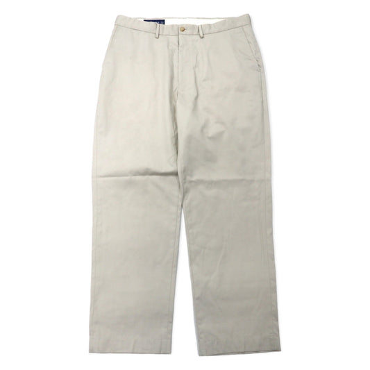 日本然リトテ-古着オンライン-POLO GOLF RALPH LAUREN ワイド テーパード チノパンツ 36 ベージュ ピマコットン ペルー製-POLO GOLF RALPH LAUREN Wide Tapered Chino Pants 36 Beige Pima Cotton Peru Made