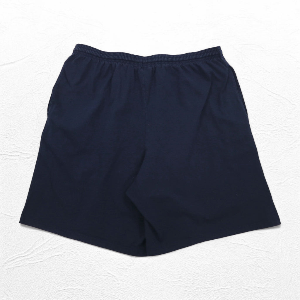 Champion イージー ショートパンツ ハーフパンツ 2XL ネイビー コットン エルサルバドル製