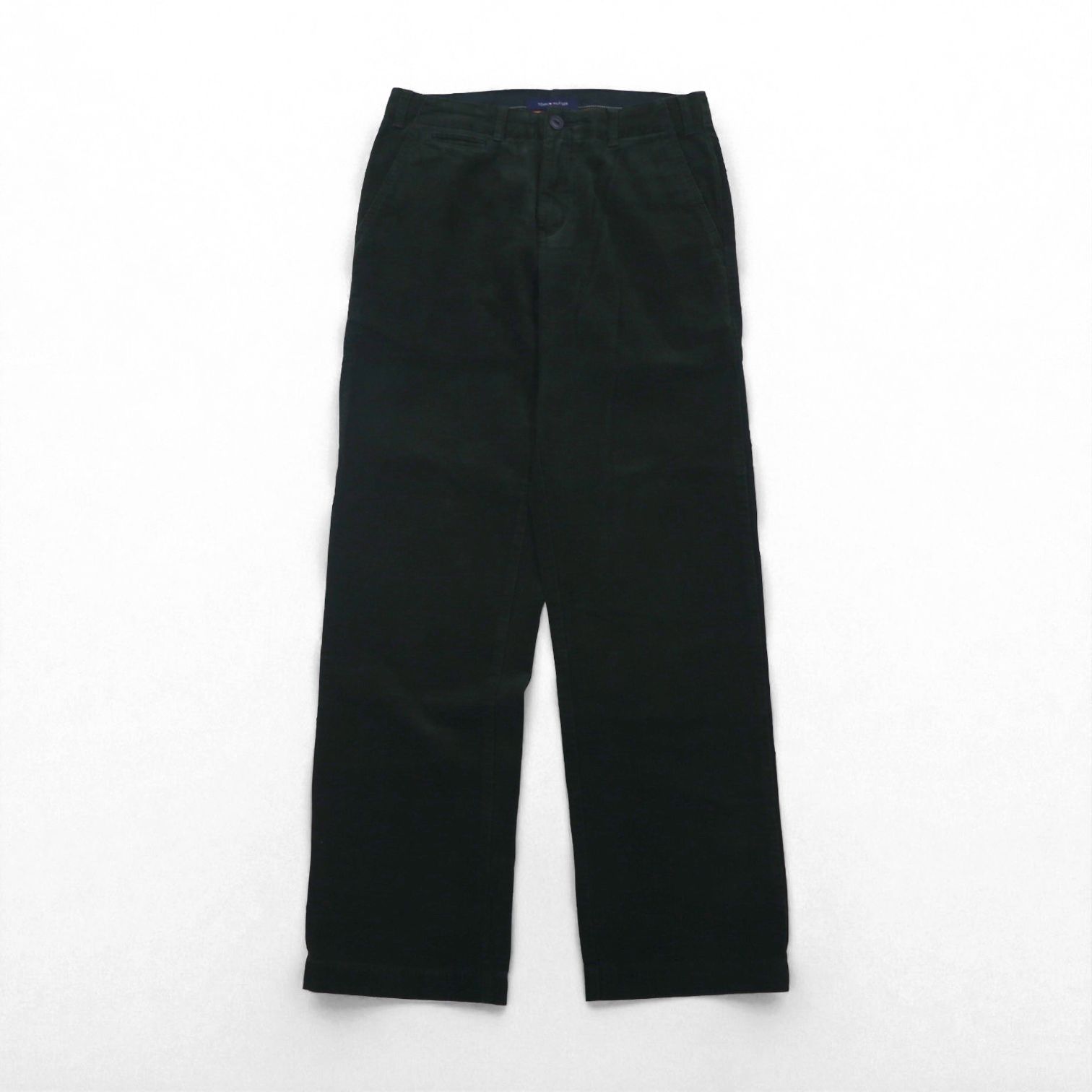 TOMMY HILFIGER Corduroy Chino Work Pants, Size M, Green, Cotton