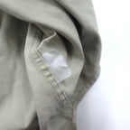 SAINT JAMES Button-down Chino Work Shirt, Medium, Beige, Cotton
