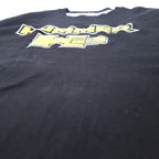 STEVE &amp; BARRY'S Reverse Weave Sweatshirt XL Black Cotton Brushed Back HUMMER Big Size
