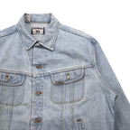 Lee 90年代 USA製 AUTHENTIC JACKET デニムジャケット Gジャン L ブルー アイスウォッシュ