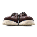 COMME des GARCONS SHIRT Wingtip Leather Shoes 27cm Brown Vibram Sole Leather Embossed MORFLEX W19600 MORFLEX