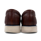 COMME des GARCONS SHIRT Wingtip Leather Shoes 27cm Brown Vibram Sole Leather Embossed MORFLEX W19600 MORFLEX