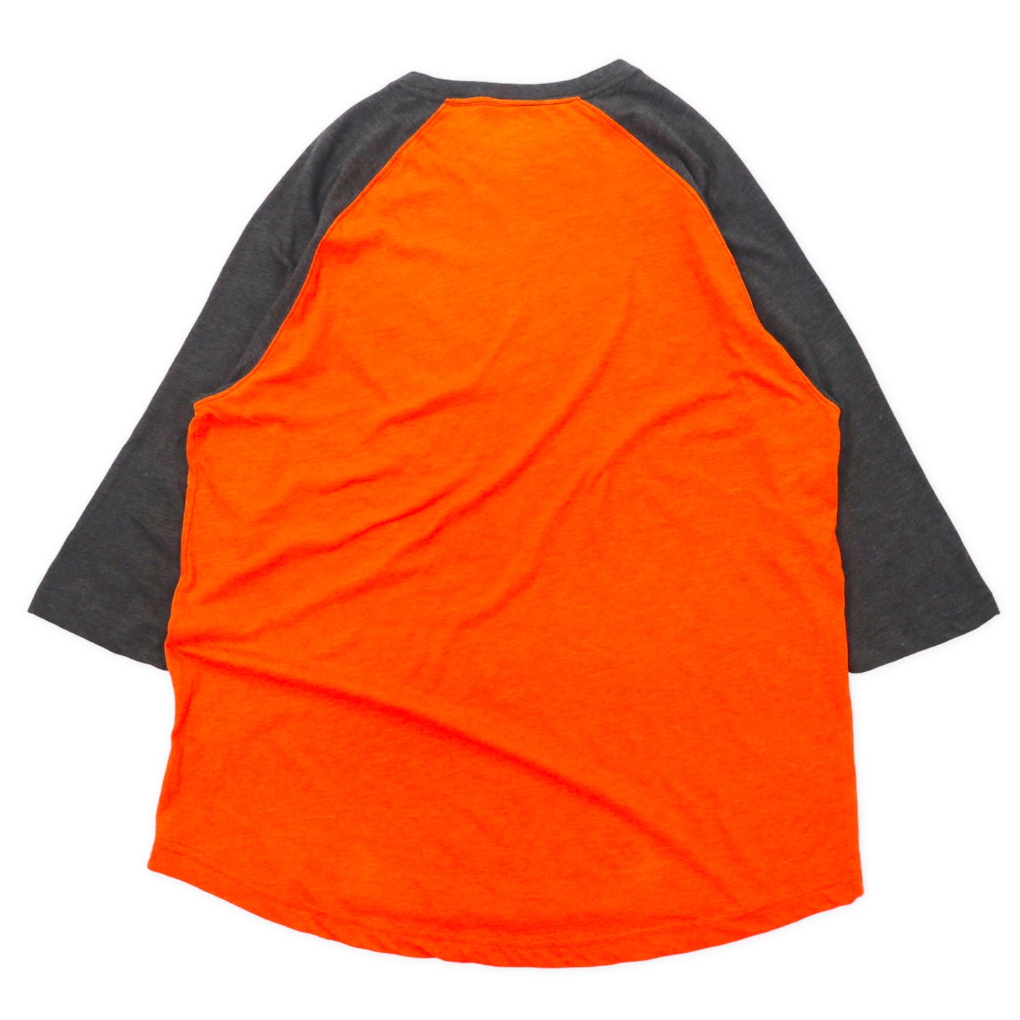 MLB ORIOLES ベースボール ラグランTシャツ XL オレンジ コットン ビッグサイズ