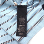 NAUTICA Classic Fit Polo Shirt XL Blue Border CLASSIC FIT One Point Logo Embroidery