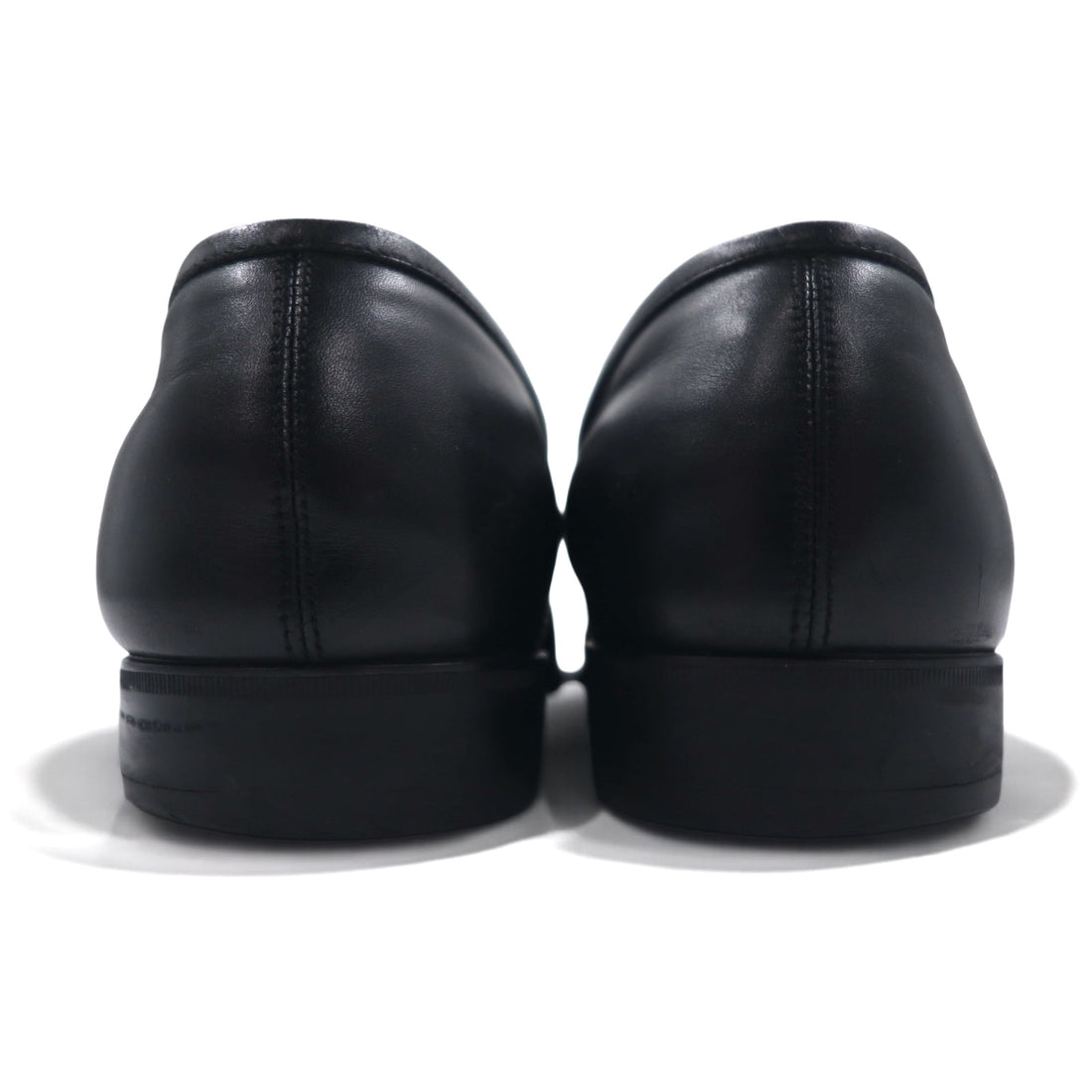 Salvatore Ferragamo Italian Made Gancini Bit Loafers 26cm Black Leather 49VF 54959