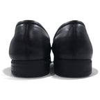 Salvatore Ferragamo Italian Made Gancini Bit Loafers 26cm Black Leather 49VF 54959