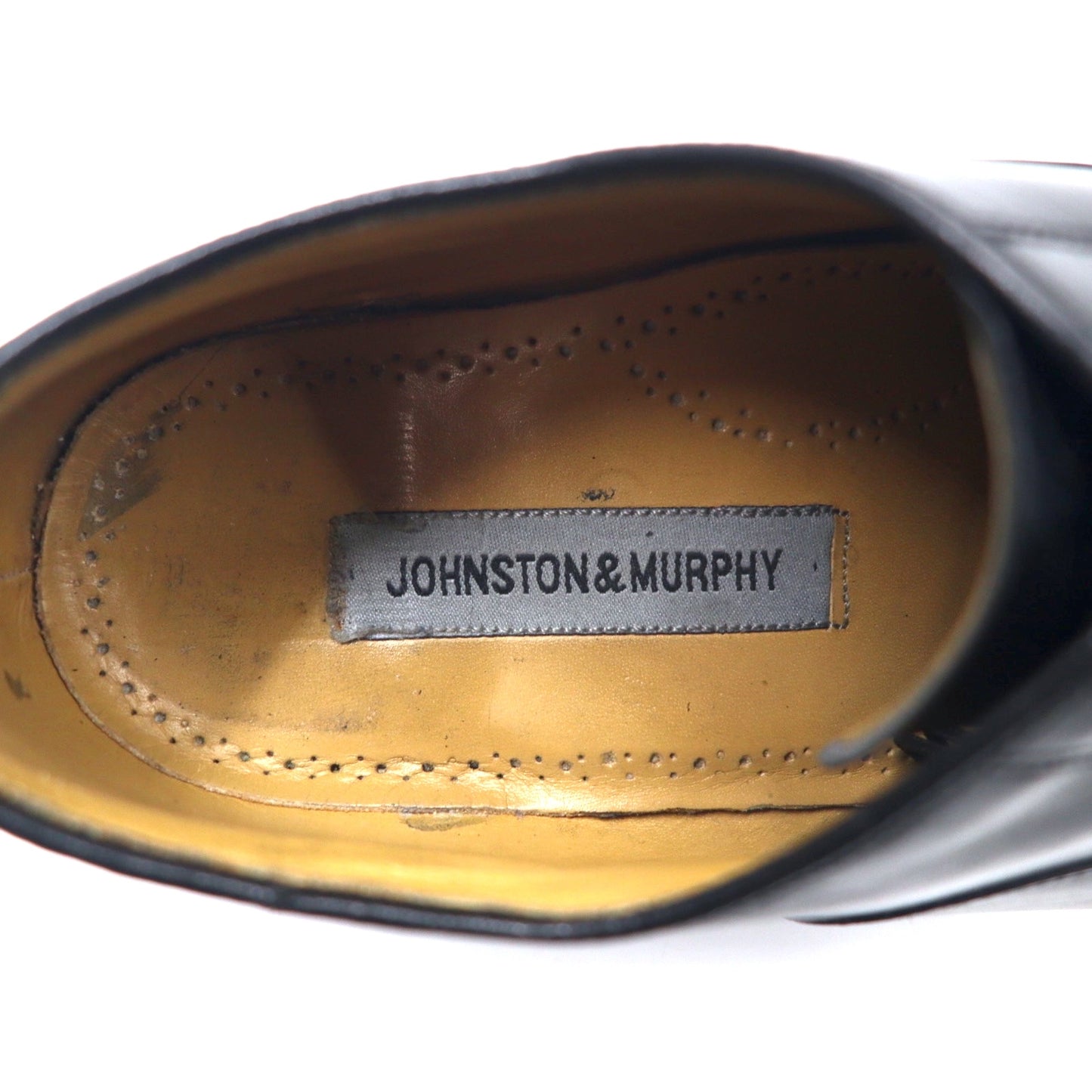 JONSTON & MURPHY ストレートチップ ドレスシューズ 26.5cm ブラック レザー 08635