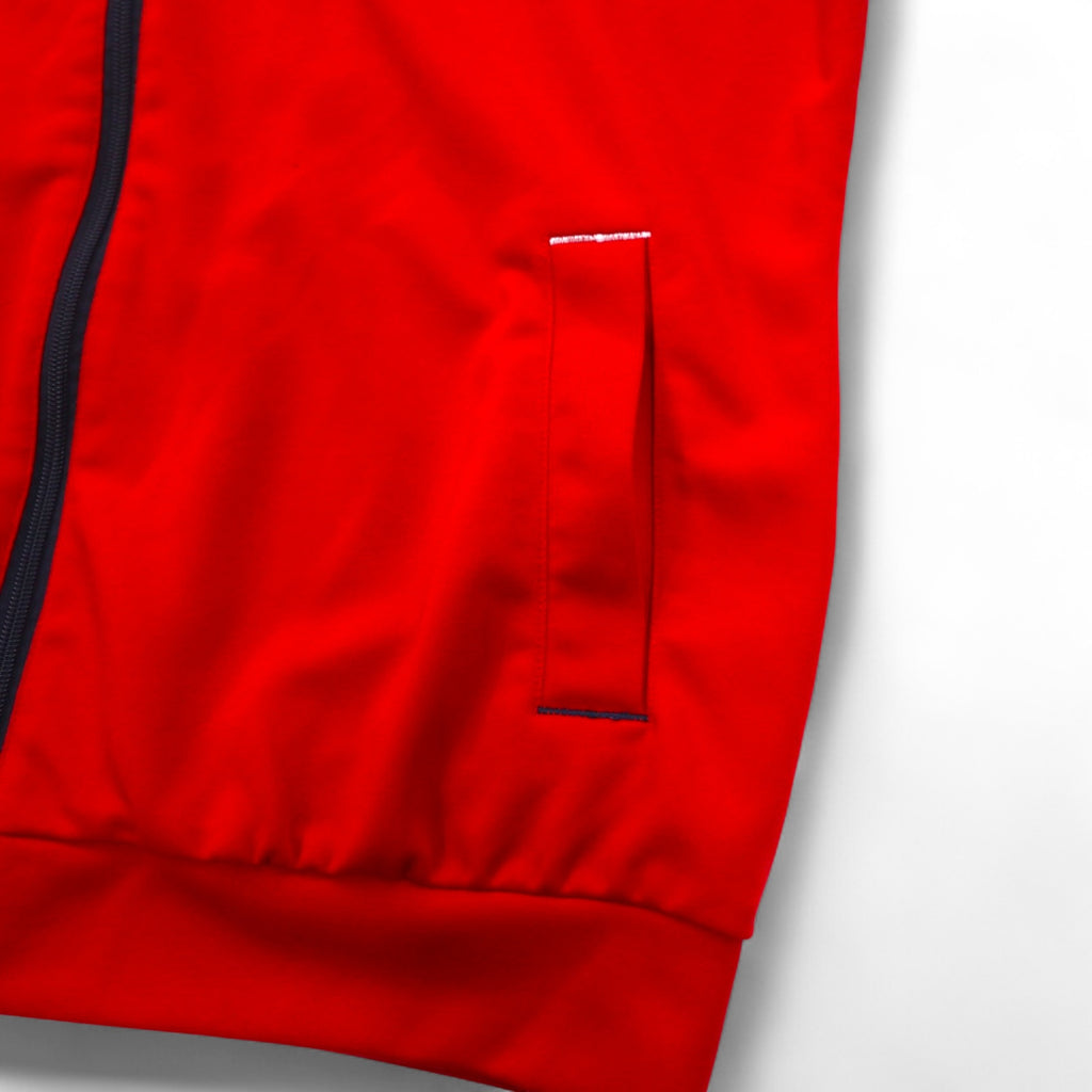 FILA Track Jacket Jersey Set L Navy Red Polyester