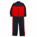 FILA Track Jacket Jersey Set L Navy Red Polyester