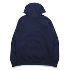 NIKE Swoosh Logo Print Pullover Hoodie L Navy NSW CLUB HOODIE BV2973-410 Made in Pakistan Unused