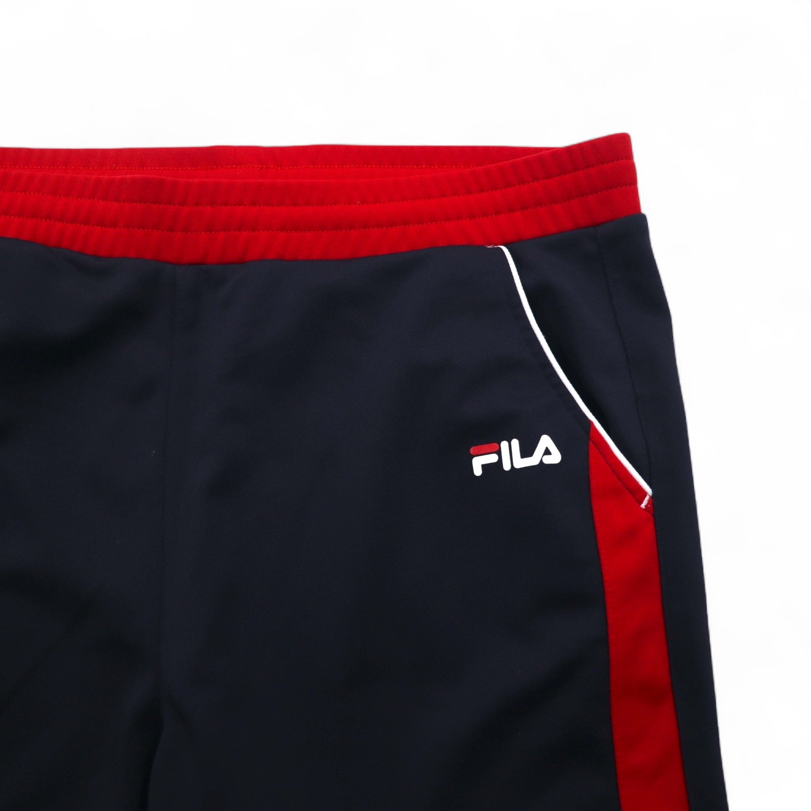 FILA Track Jacket Jersey Set L Navy Red Polyester