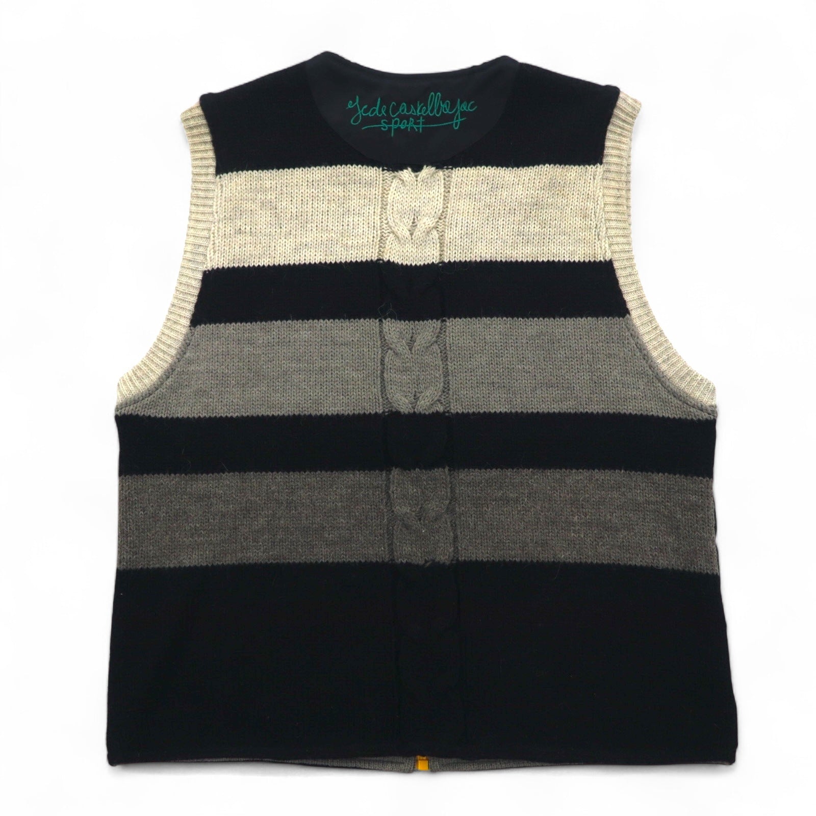 Castelbajac sport Made in Italy 90s Different material switching 