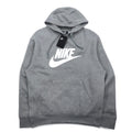 NIKE スウォッシュロゴ プリント プルオーバーパーカー L グレー NSW CLUB HOODIE BV2973-063 パキスタン製 未使用品