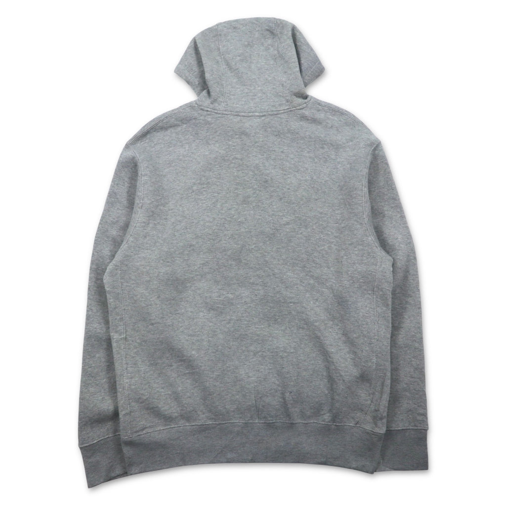 NIKE スウォッシュロゴ プリント プルオーバーパーカー L グレー NSW CLUB HOODIE BV2973-063 パキスタン製 未使用品
