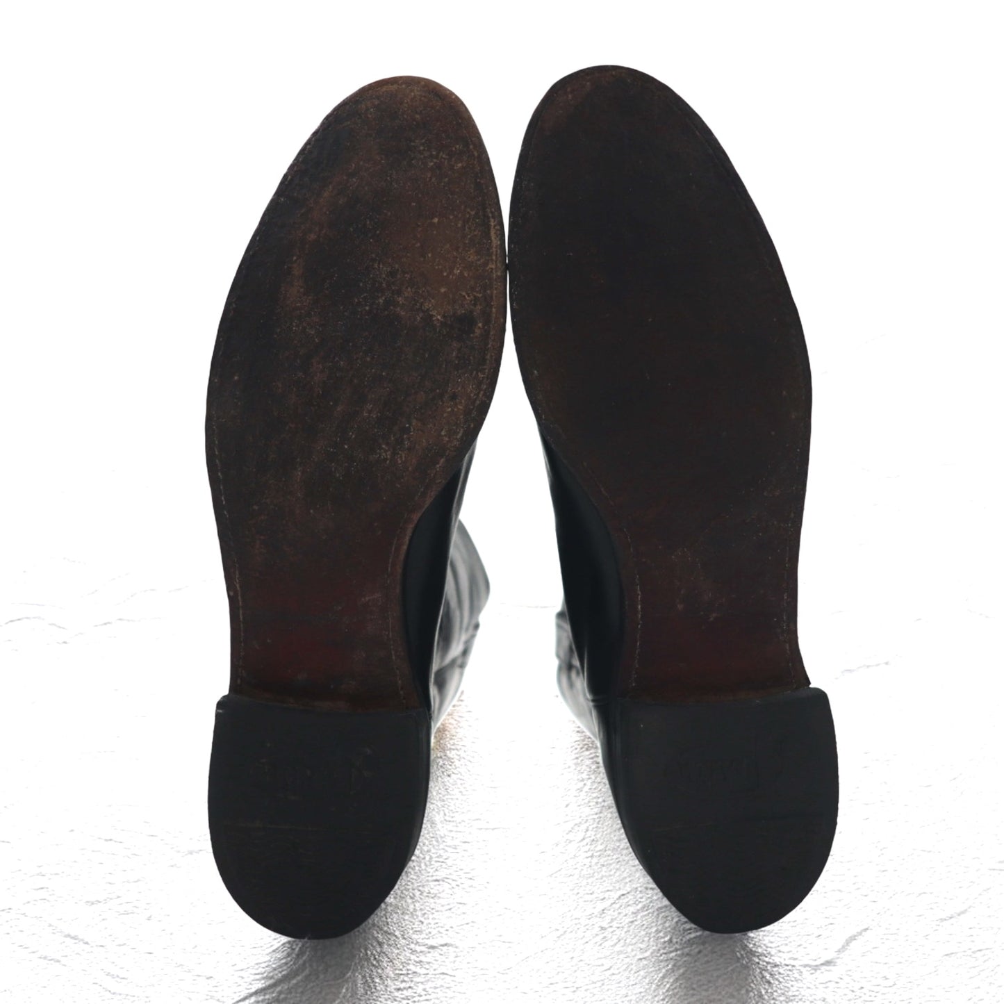 JUSTIN ウエスタンブーツ ローパーブーツ 28cm ブラック レザー L3703