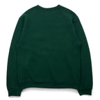 RUSSEL ATHLETIC SWEATSHIRT M GREEN COTTON EMBROIDERED FLEECE LINING OREGON BCS NATIONAL CHAMPIONSHIP