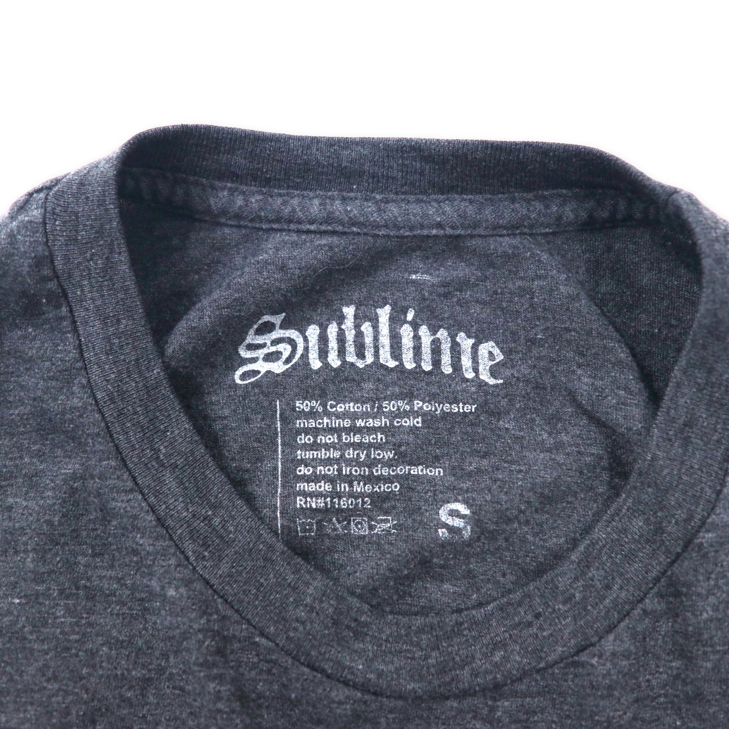 Sublime バンドTシャツ S グレー コットン メキシコ製