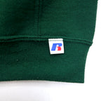 RUSSEL ATHLETIC SWEATSHIRT M GREEN COTTON EMBROIDERED FLEECE LINING OREGON BCS NATIONAL CHAMPIONSHIP