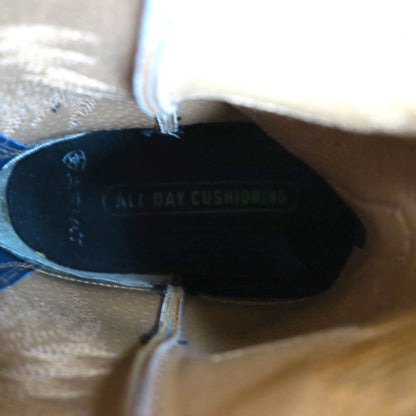 ARIAT Heritage Stockman Cowboy Western Boots, Size 26cm, Two-Tone, Goodyear Welt Construction, Carved Stitching, Embroidery, Roper Boots, 10002247