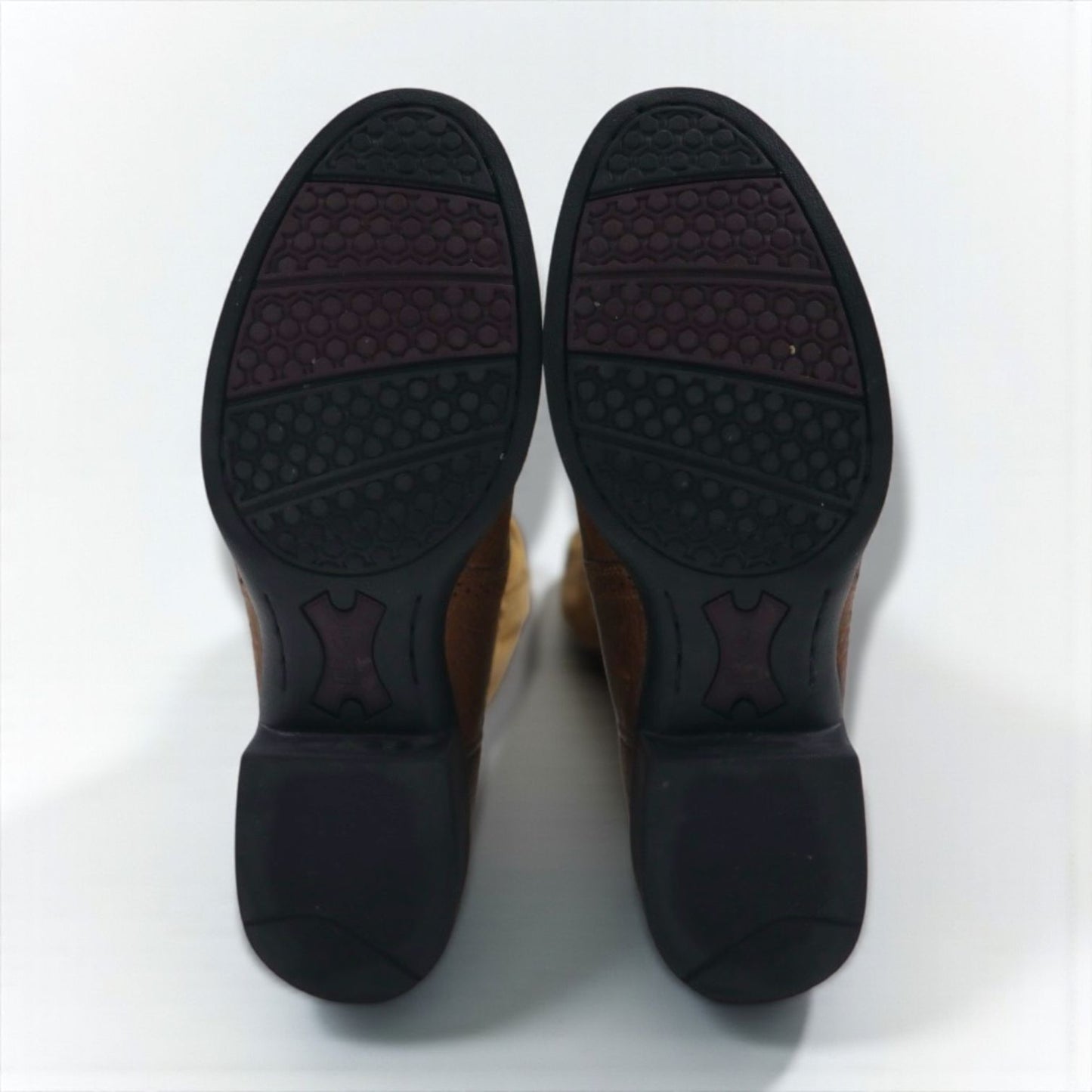 ARIAT Heritage Stockman Cowboy Western Boots, Size 26cm, Two-Tone, Goodyear Welt Construction, Carved Stitching, Embroidery, Roper Boots, 10002247