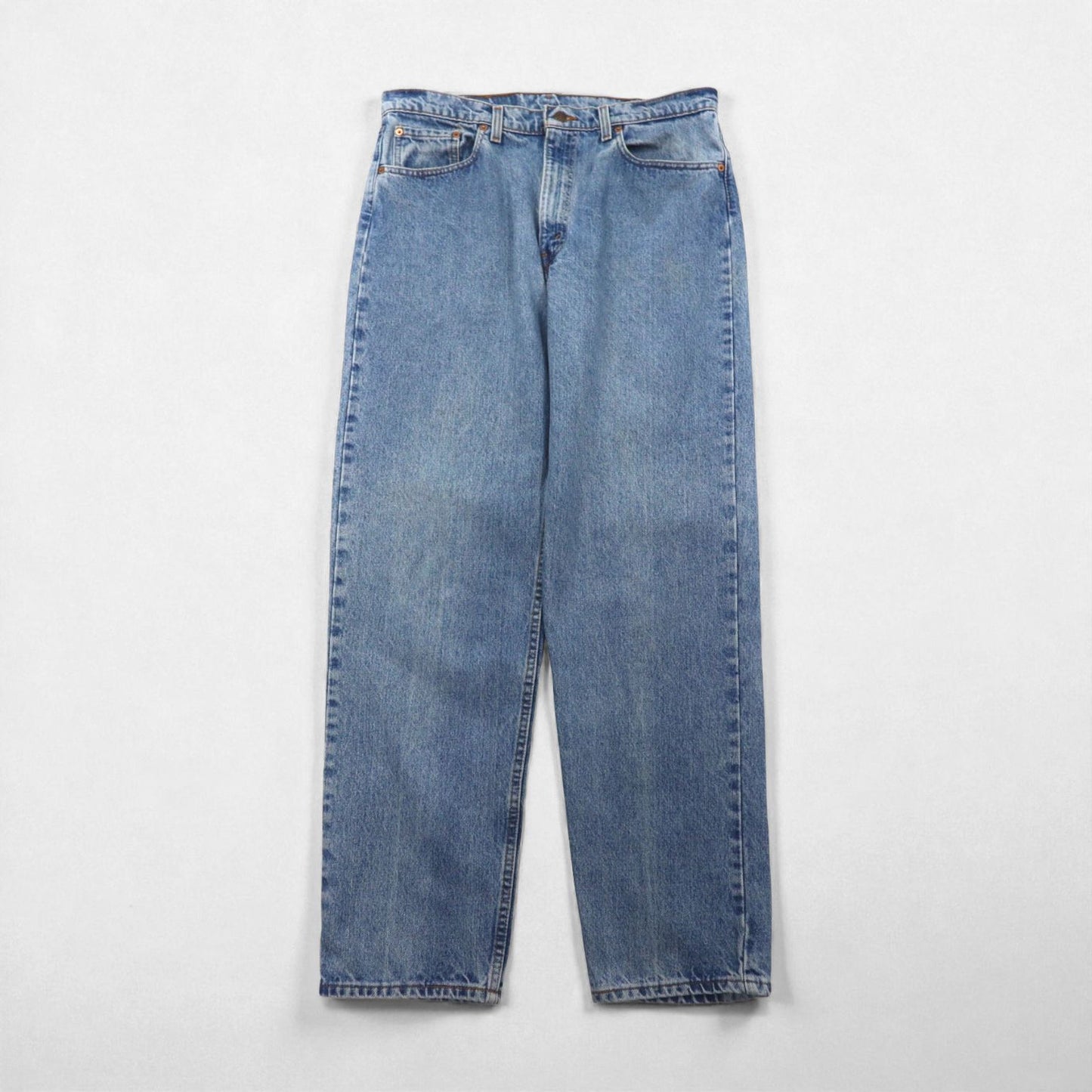 Levi's 90s Made in USA 550 Baggy Relaxed Fit Denim Jeans, Size L, Indigo, RELAXED FIT 00550-4891