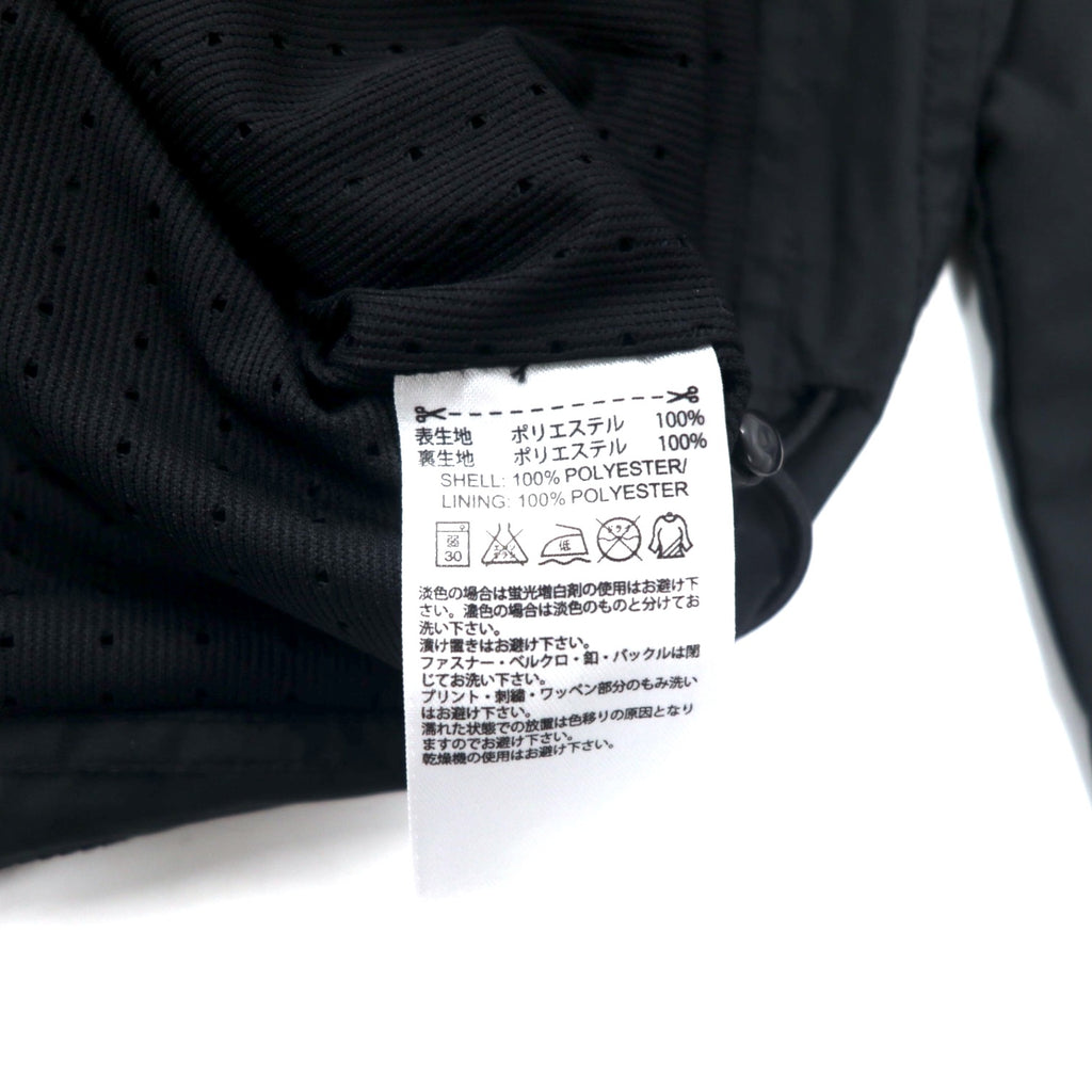 adidas Track Jacket Jersey L Black Polyester CLIMALITE 3 Stripes G35832 Unused