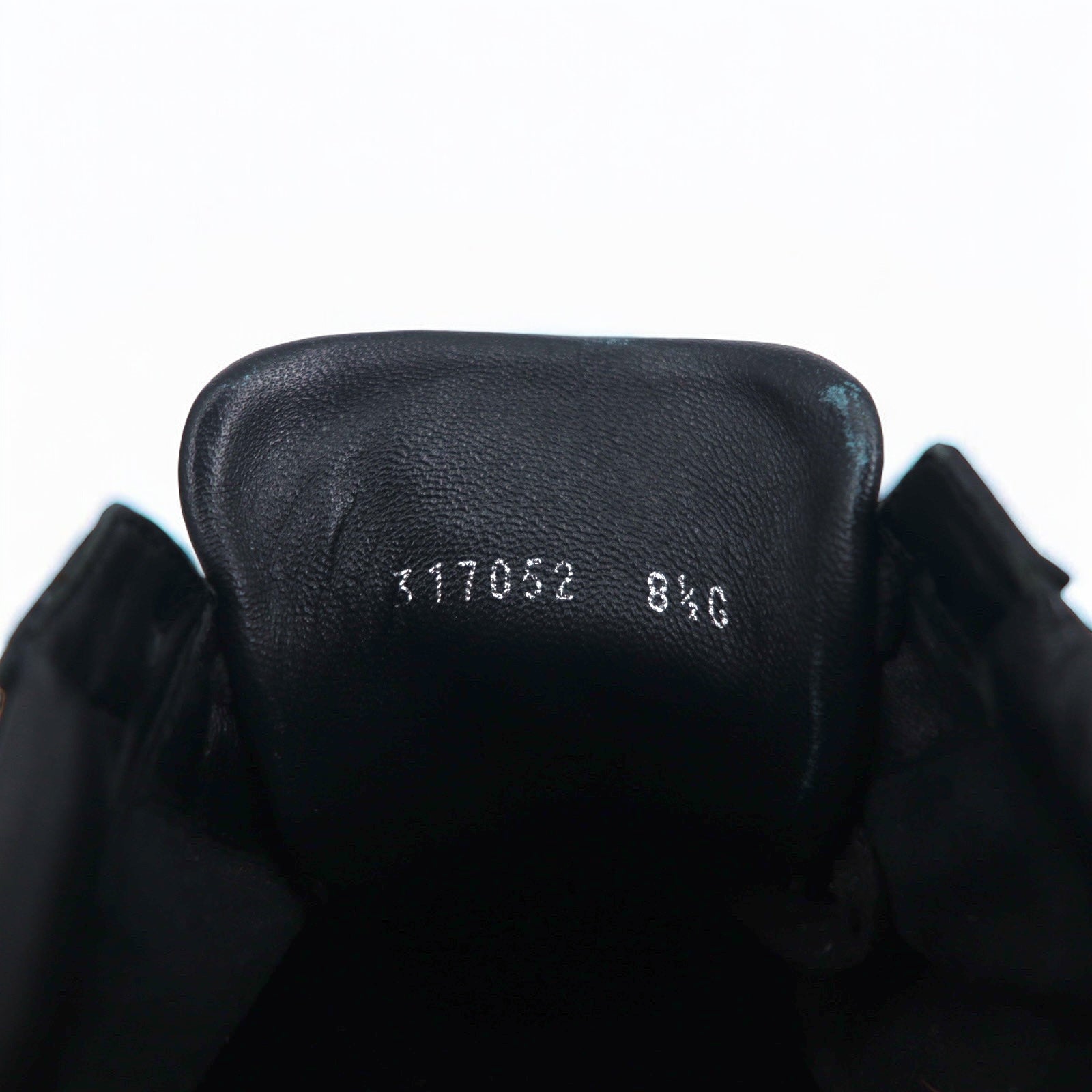 GUCCI イタリア製 ジャーマントレーナー レザー スニーカー 26.5cm ブラック スエード 317052