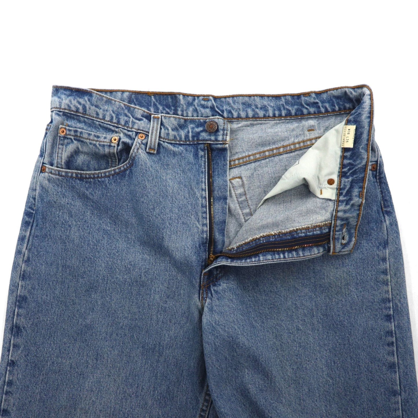 Levi's 90s Made in USA 550 Baggy Relaxed Fit Denim Jeans, Size L, Indigo, RELAXED FIT 00550-4891