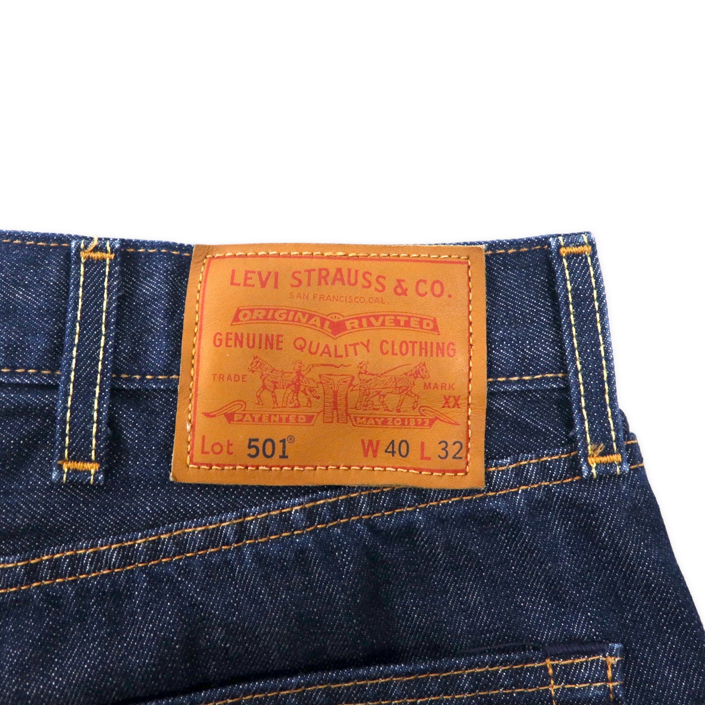 LEVI'S PREMIUM Bulgaria MADE 501 Eurory Vise Denim PANTS 40 Blue