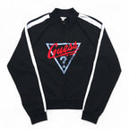 GUESS ORIGINALS Track Jacket Jersey M Black Side Line Logo Print