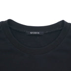 GUESS Triangle Logo Print Sweatshirt L Black Cotton