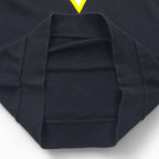 GUESS Triangle Logo Print Sweatshirt L Black Cotton