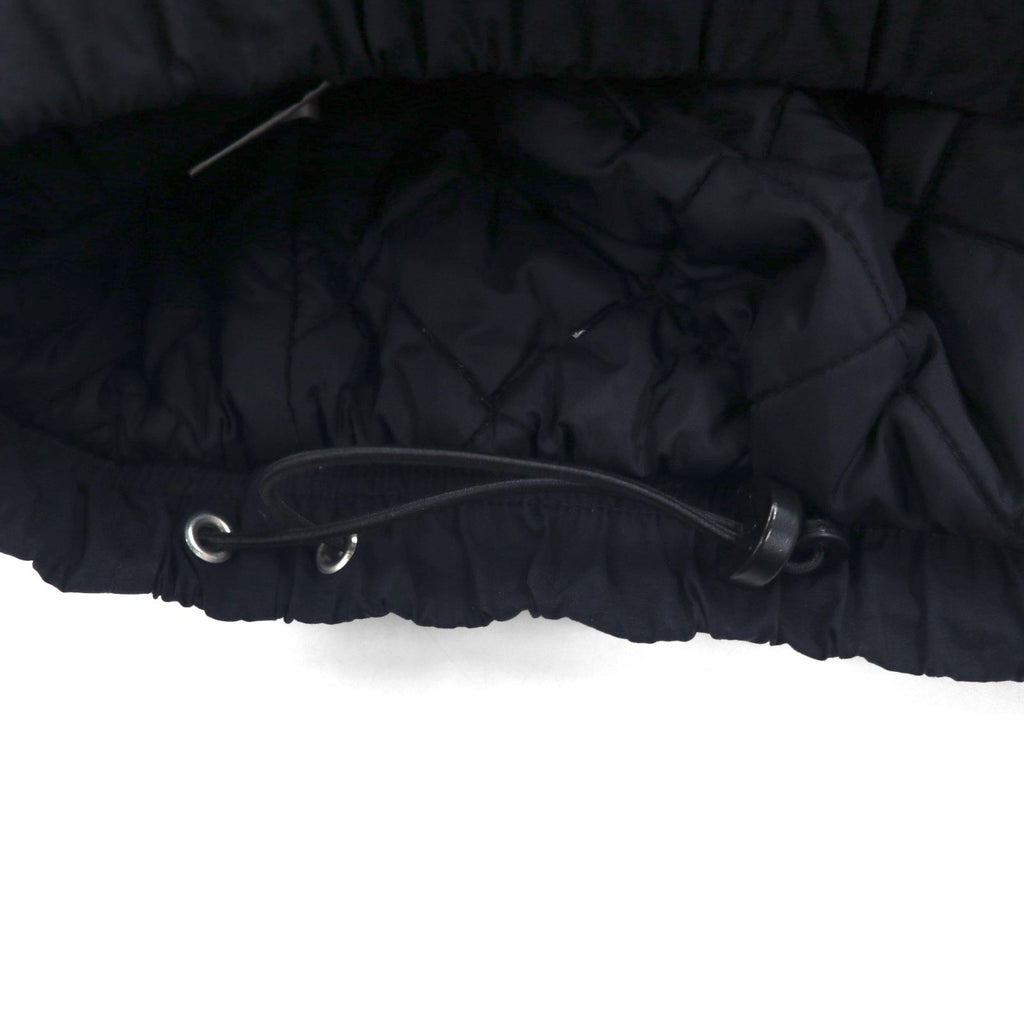 NIKE 90s Silver Tag Half-Zip Anorak Jacket, Nylon Jersey, Size XL, Padded, Kangaroo Pocket, Short Length, Drawcord