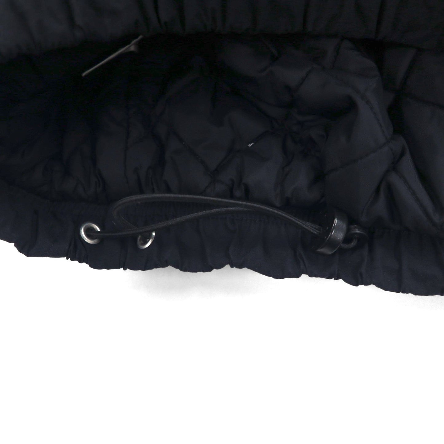 NIKE 90年代 銀タグ ハーフジップ アノラックジャケット ナイロン ジャージ XL 中綿 カンガルーポケット 短丈 ドローコード