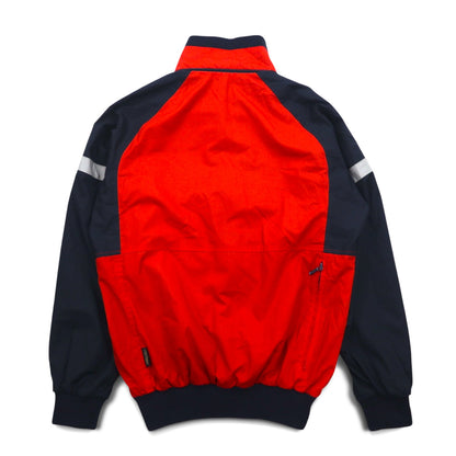 YAMAHA 90s Half Zip Anorak Jacket S Red Polyester