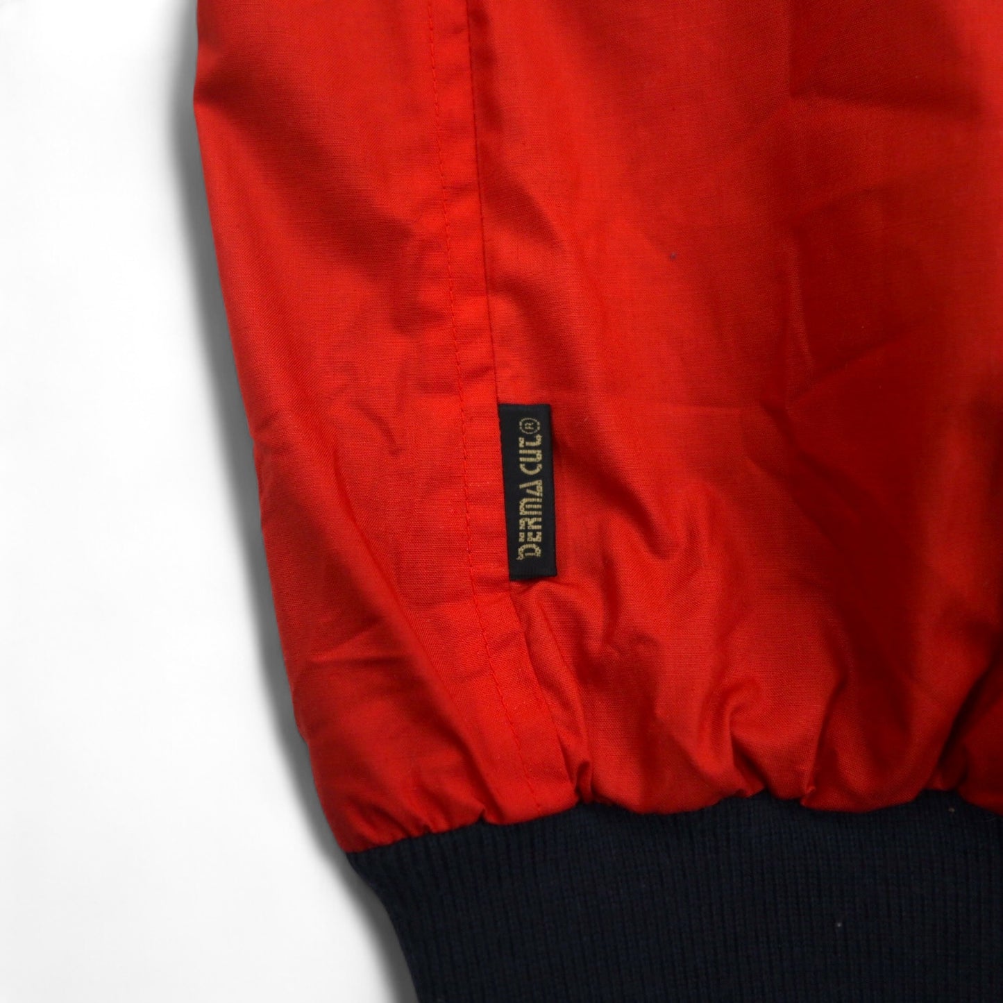 YAMAHA 90s Half Zip Anorak Jacket S Red Polyester